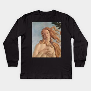 Birth of Venus by Sandro Botticelli Kids Long Sleeve T-Shirt